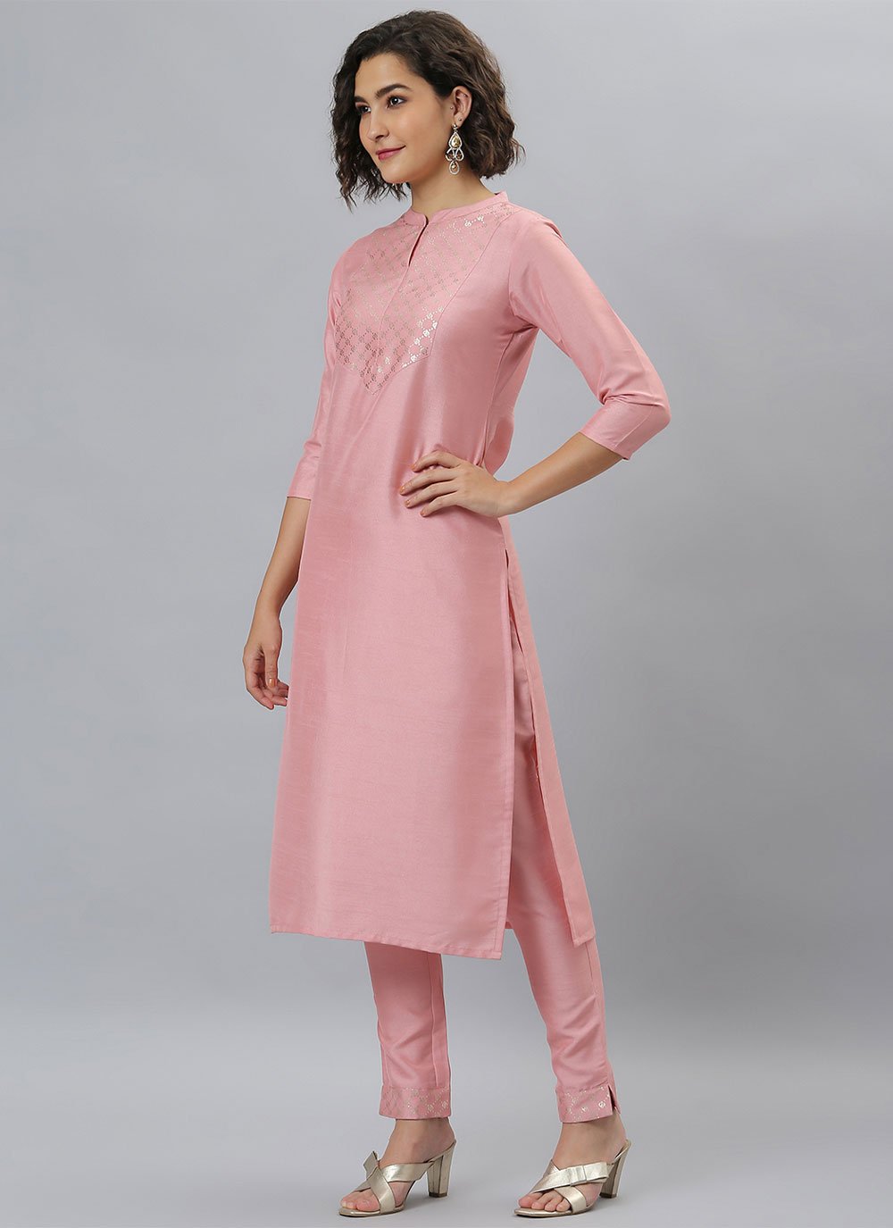 Plain Pink Suit Design 2024 | jesseowensmemorialpark.com